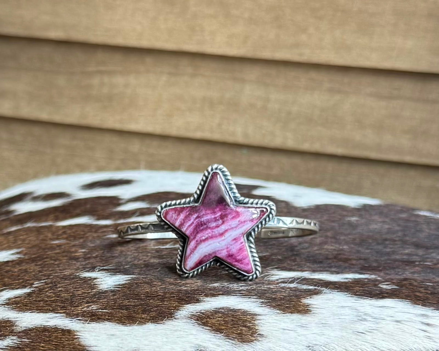 Purple Spiny Heart Cuff *Native