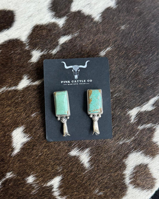 Blossom Rectangular Earrings *Native