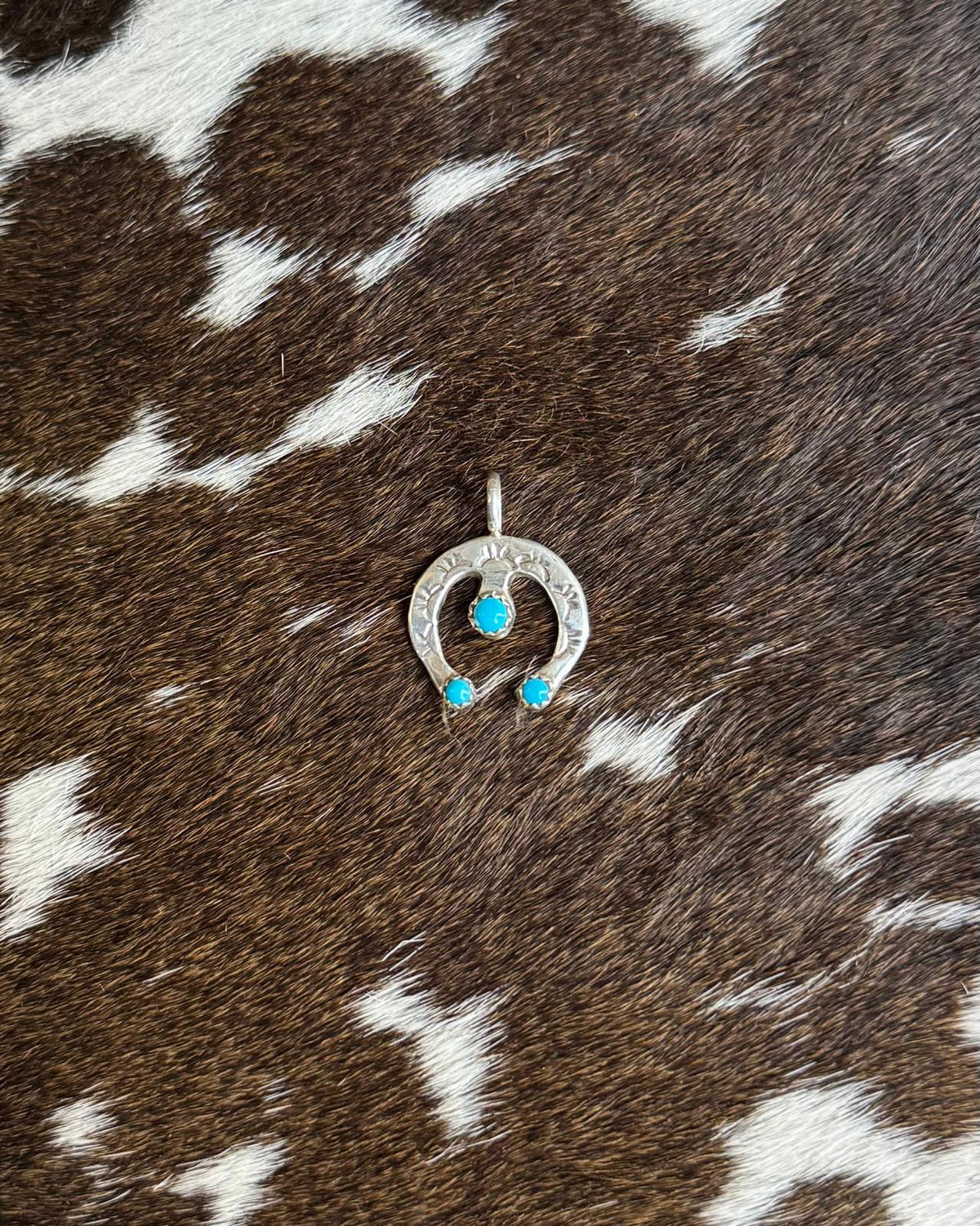 Mini Turquoise Naja Pendant *Native