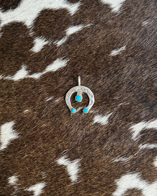 Mini Turquoise Naja Pendant *Native