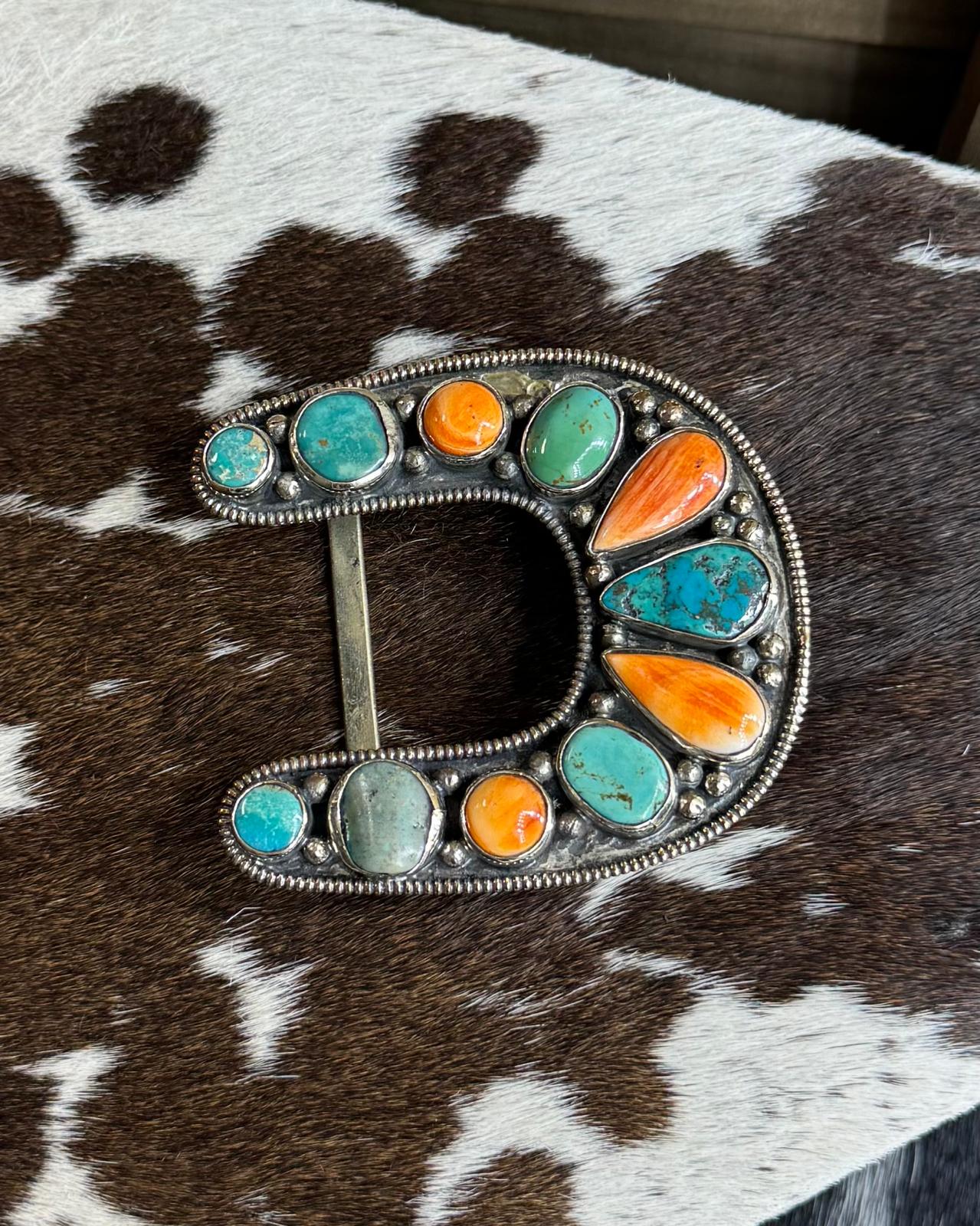 Tibet Spiny & Turquoise Buckle