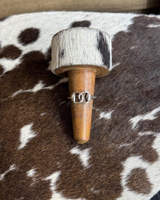 Sterling Silver Snaffle Bit Ring *NonNative