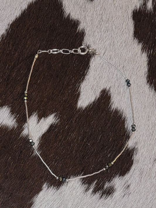 Peacock Anklet