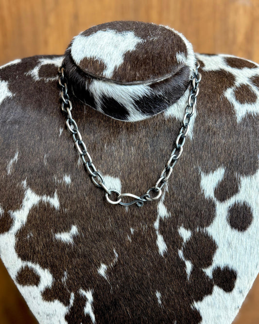 17" Chimney Butte Chunky Paperclip Chain