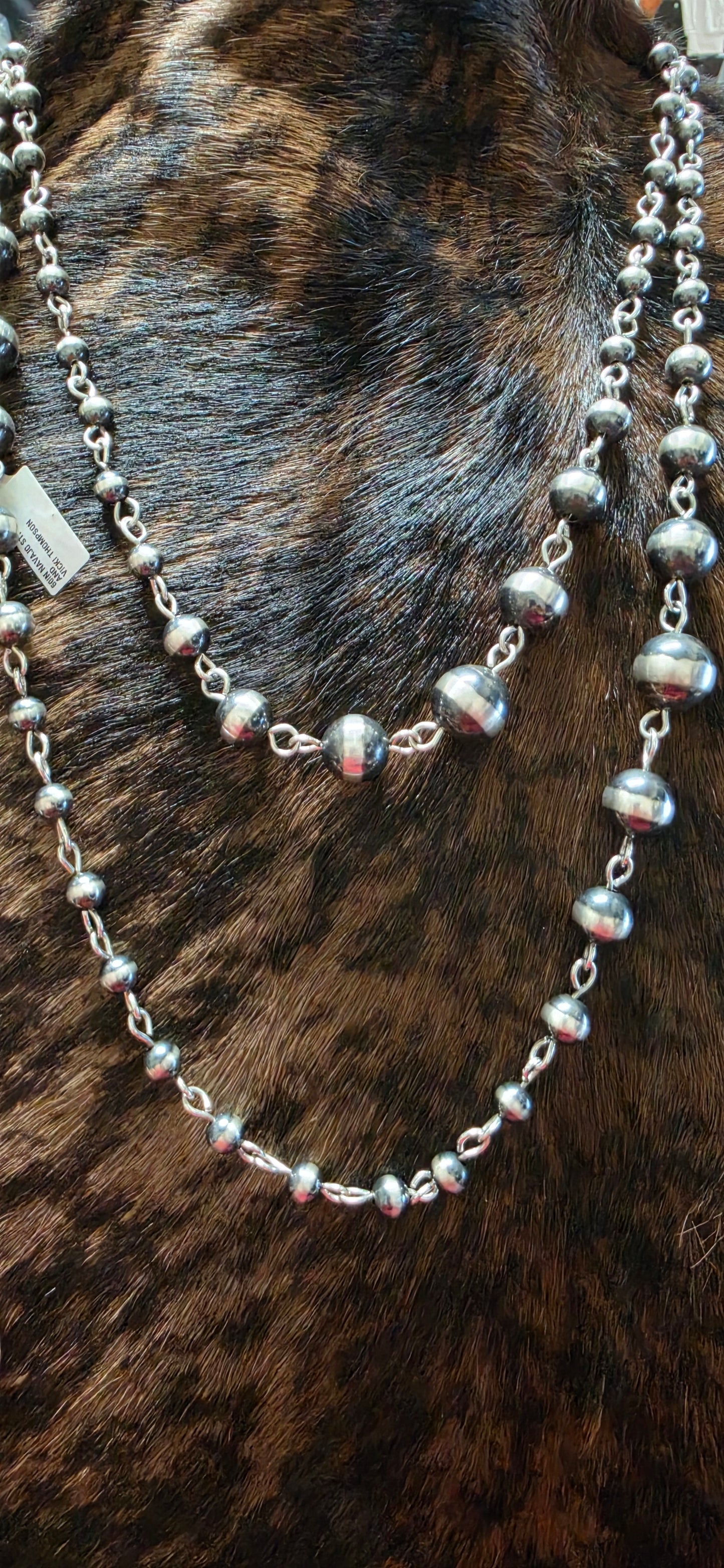 Rosary Style Sterling Pearls