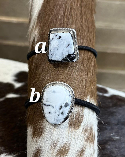 White Buffalo Hair Tie *Native