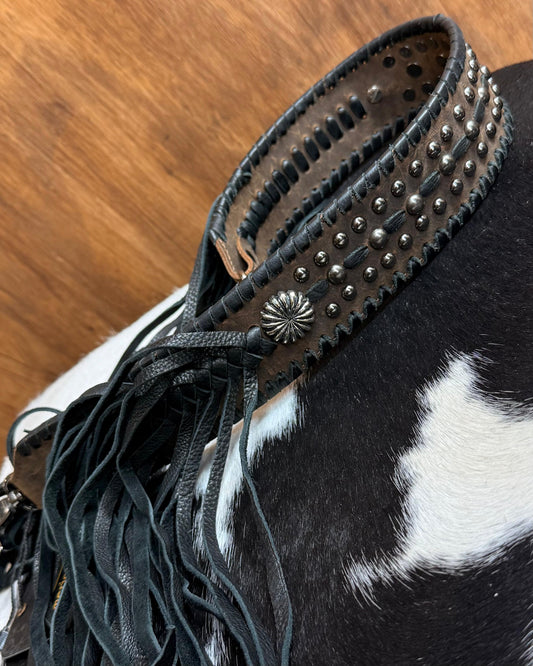 27” Concho Studded Shoulder Strap