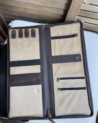 Tooled Travel Jewelry Case