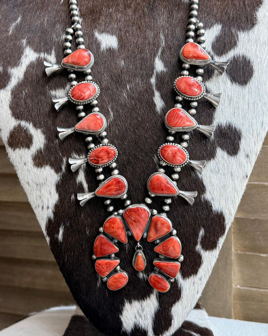 Kathleen L. Red Spiny Squash Blossom *Native