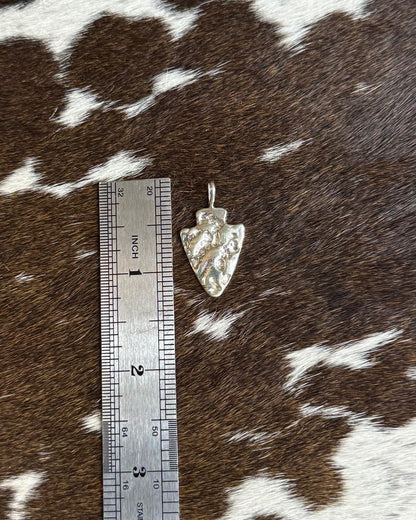 Sterling Silver Arrowhead Pendant *Native