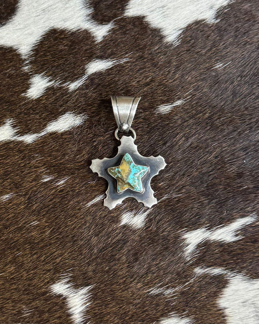 Turquoise Star Pendant *Native