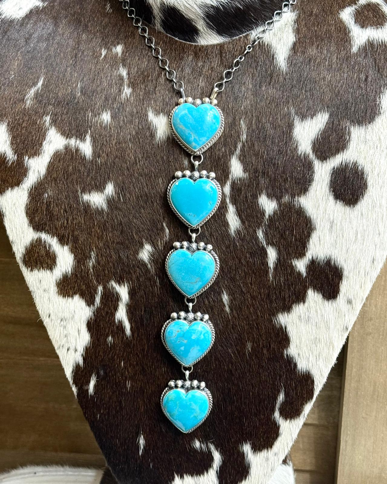 Kingman 5 Heart Drop Lariat *Native