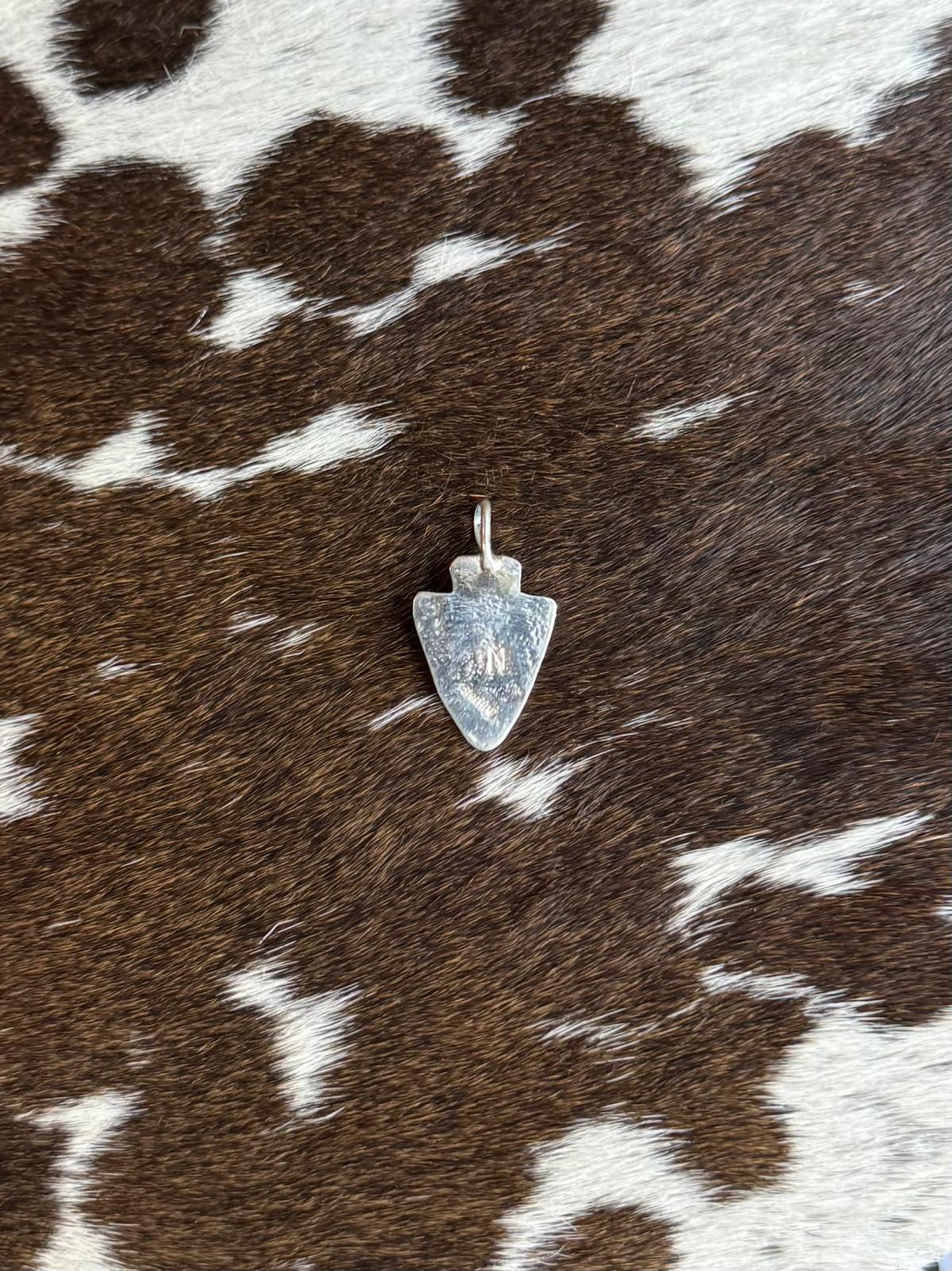 Sterling Silver Arrowhead Pendant *Native