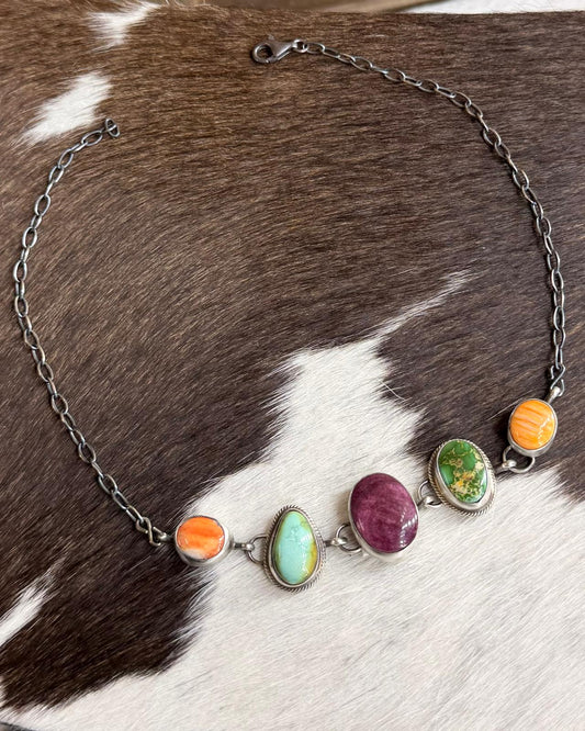 Multi 5 Stone Choker *Native