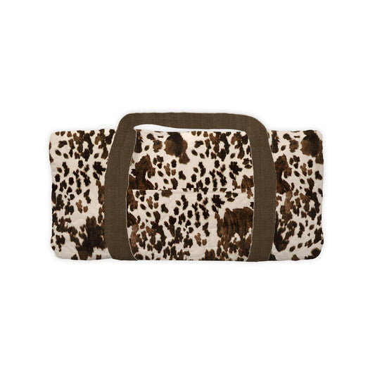 Bella Hide Quilted Duffle Bag