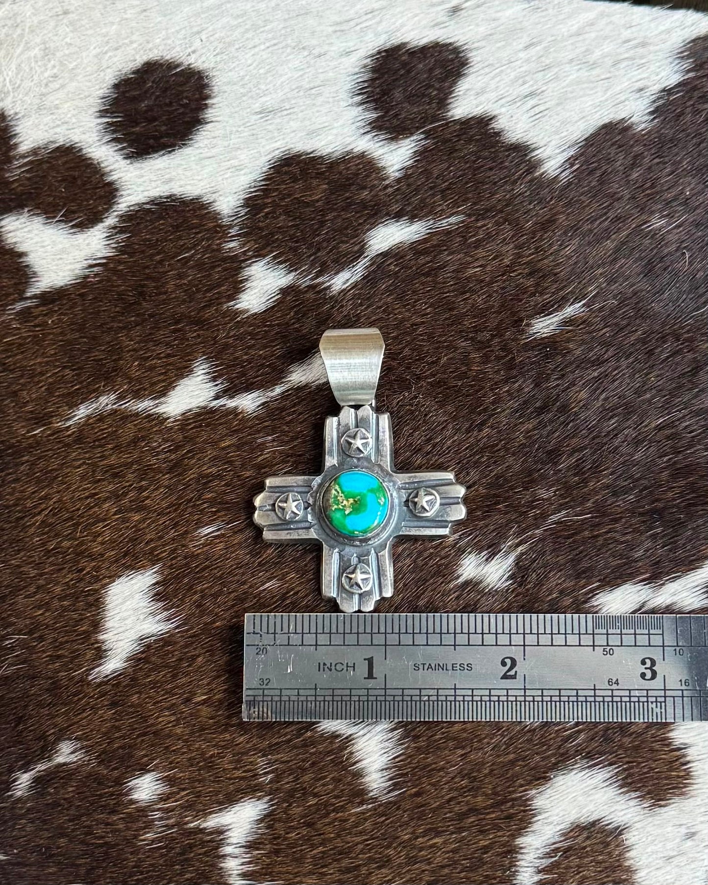 Sonoran Gold Star Cross Pendant *Native