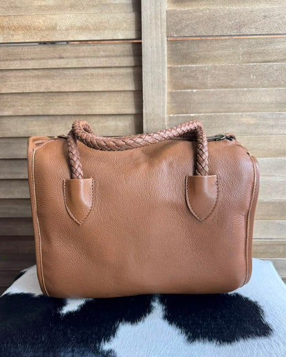 Med Loui Upcycled PatchWork Cowhide Speedy