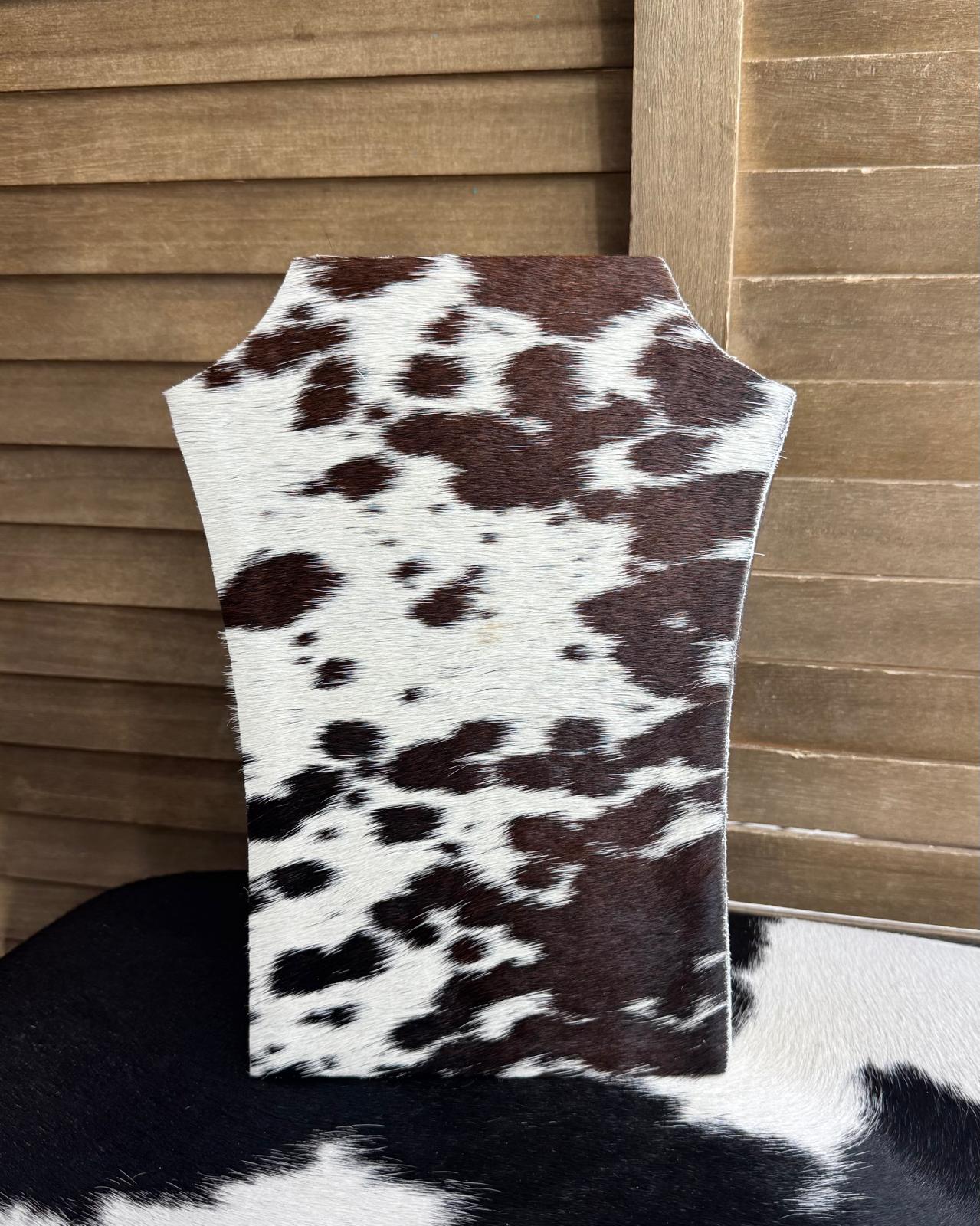 Brown Spotted Cowprint Neck Stand