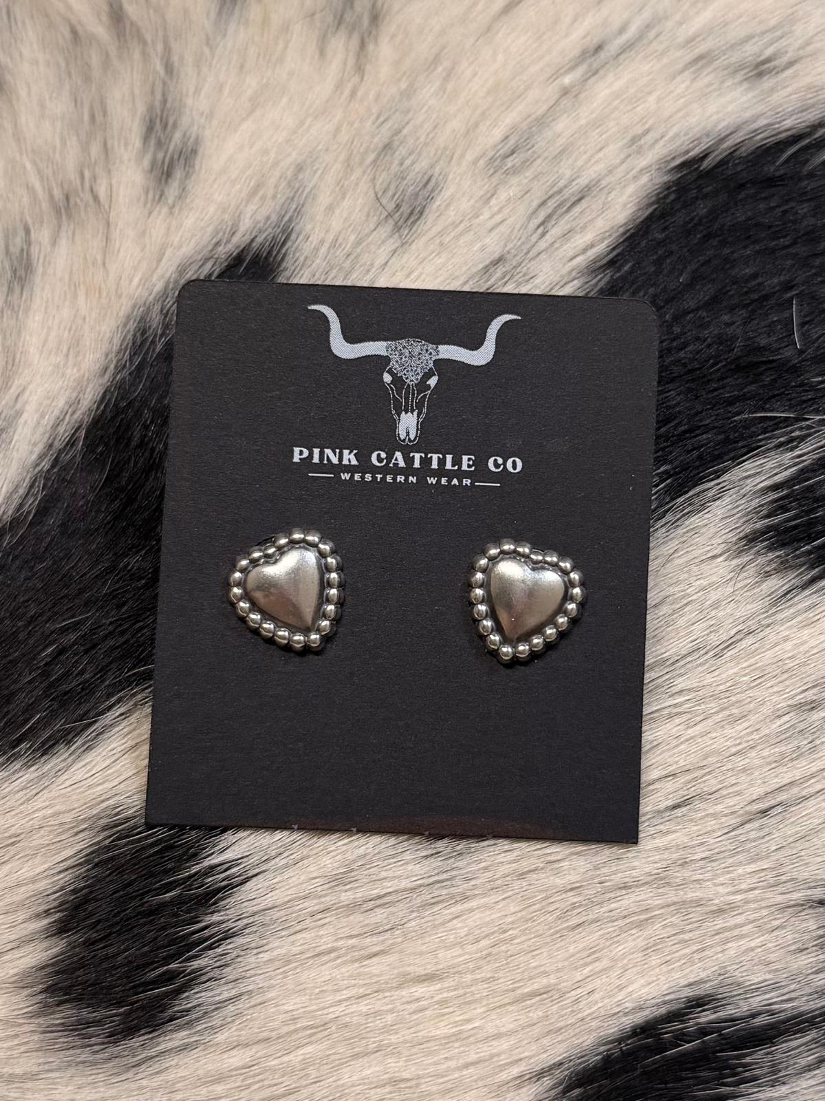 Mini Heart Studs