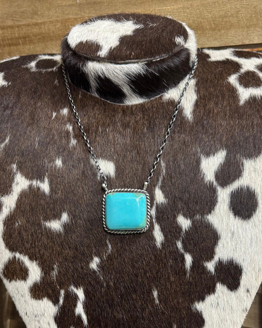 16.5" Kingman Square Necklace *Native