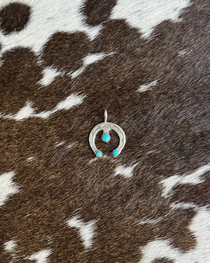 Mini Turquoise Naja Pendant *Native