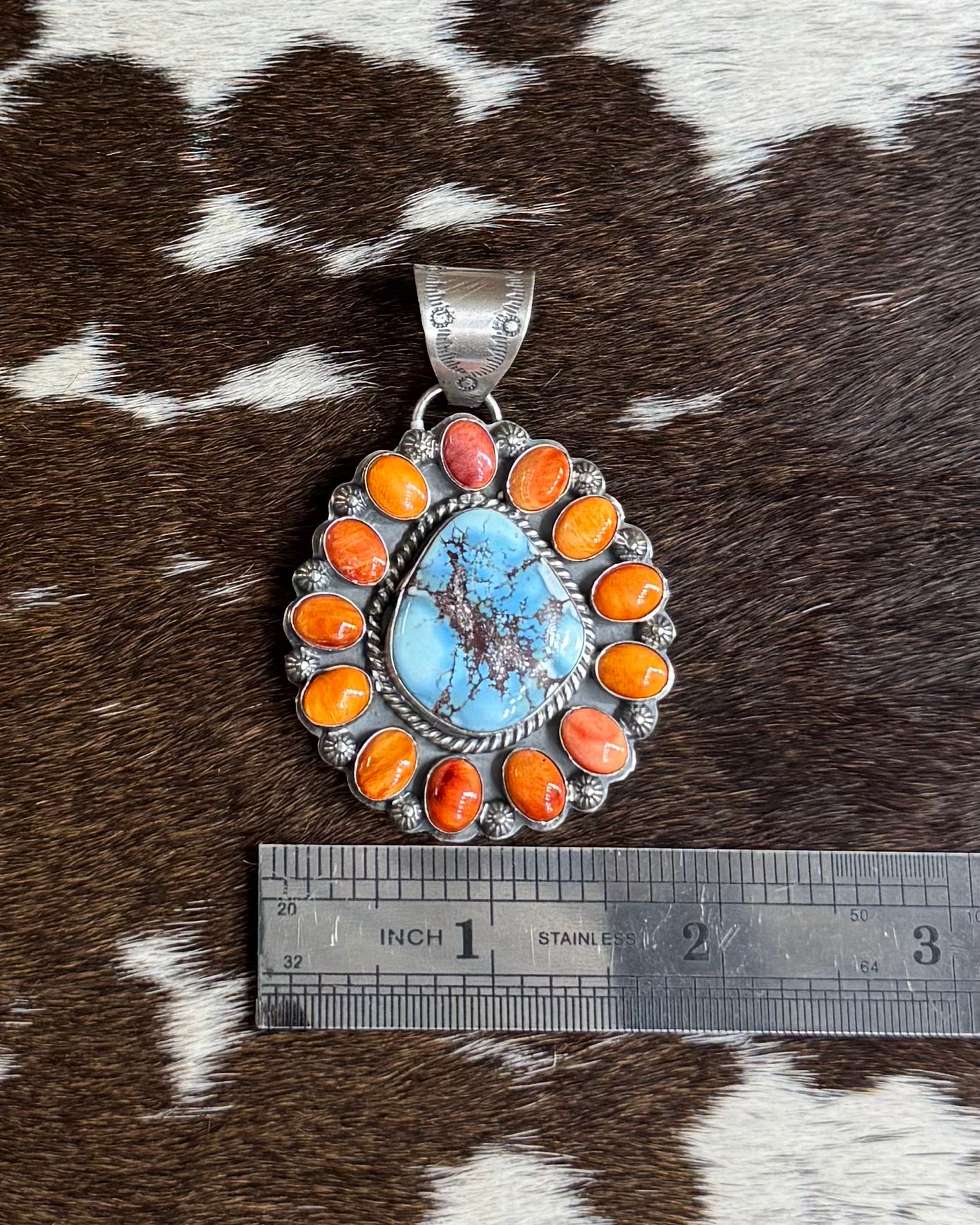 Spiny & Golden Hills Cluster Pendant *Native