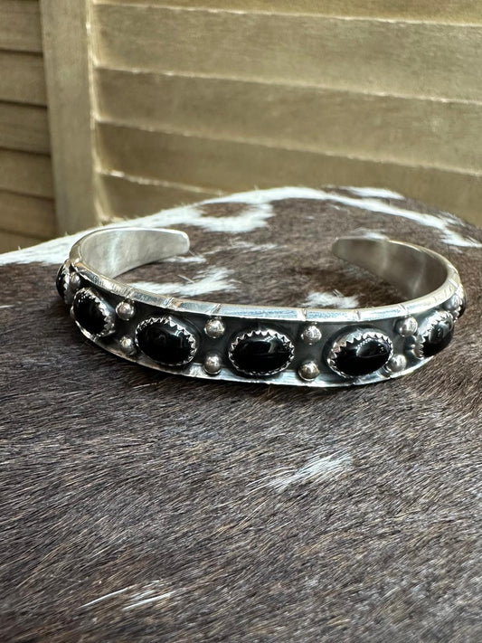 Reed Charley Black Onyx Cuff *Native