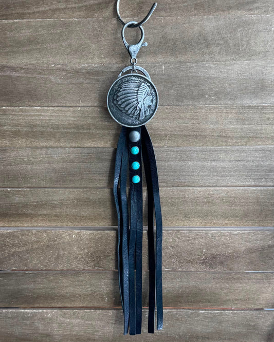 Chief Fringe Bag Charm