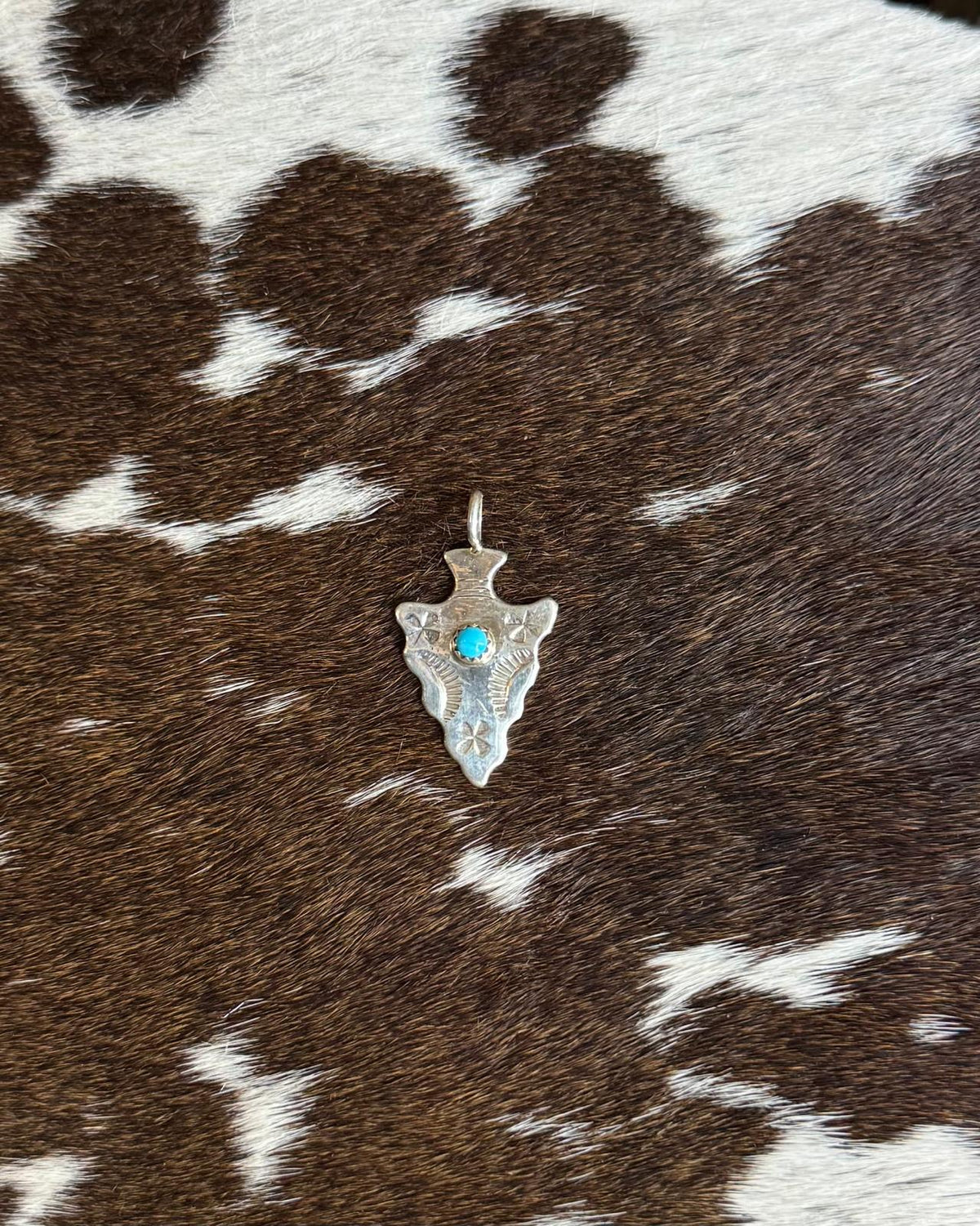 Turquoise Arrowhead Pendant *Native
