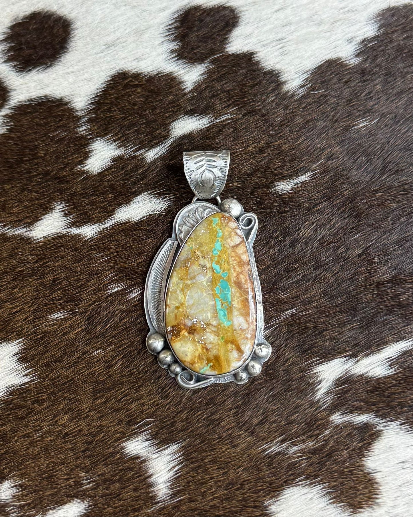 Teardrop Royston Pendant *Native