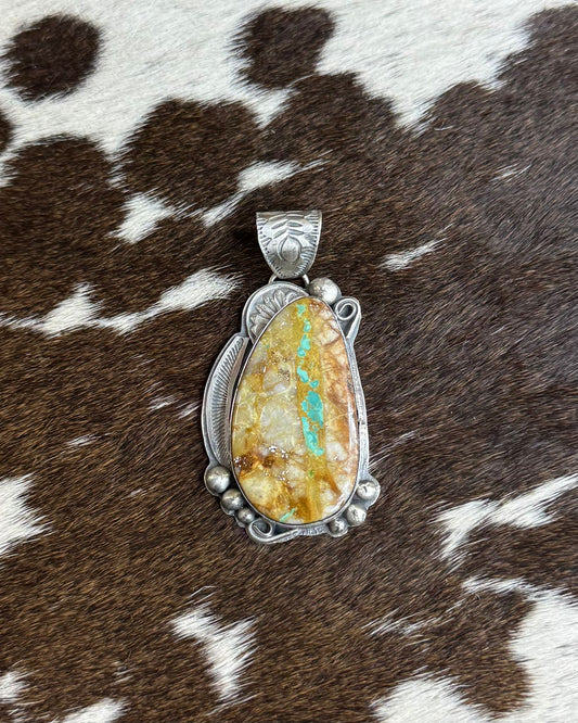 Teardrop Royston Pendant *Native