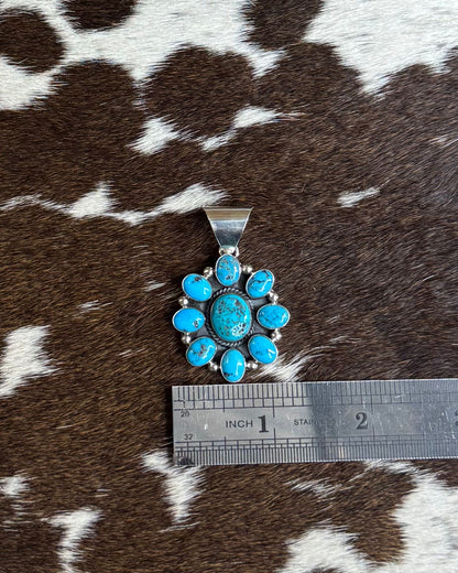 Cluster Blue Pendant *Native