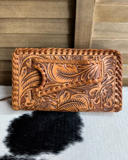 Tooled Clutch Crossbody