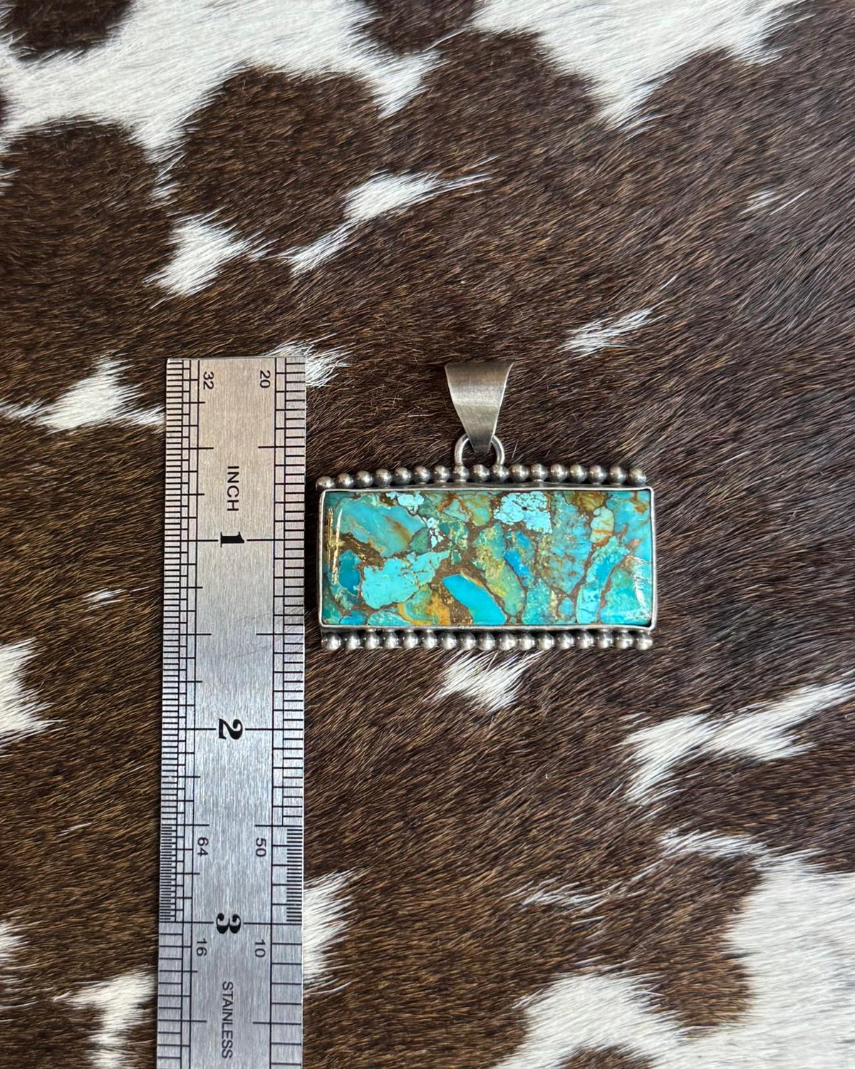 Kingman Turquoise Pendant *Native