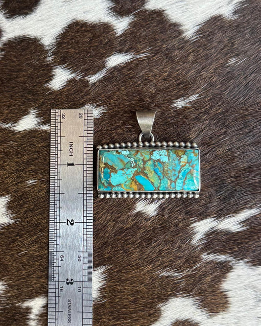 Kingman Turquoise Pendant *Native