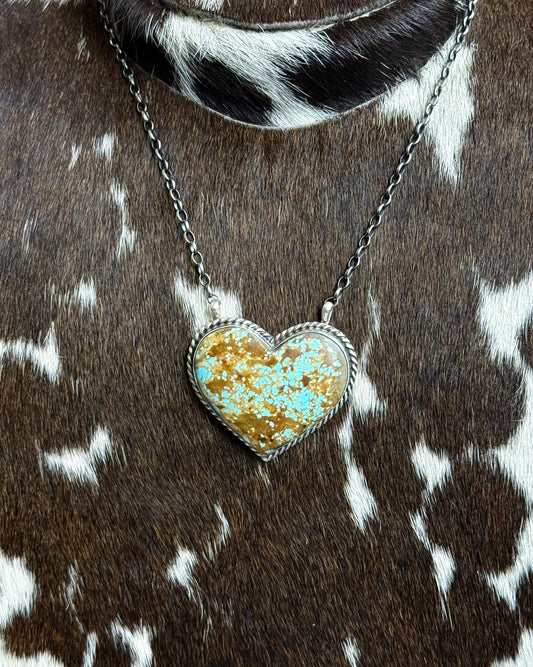 16" #8 Mine Heart Necklace *Native