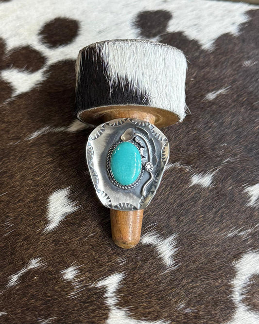 Single Stone Hat Ring *Native