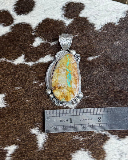 Teardrop Royston Pendant *Native
