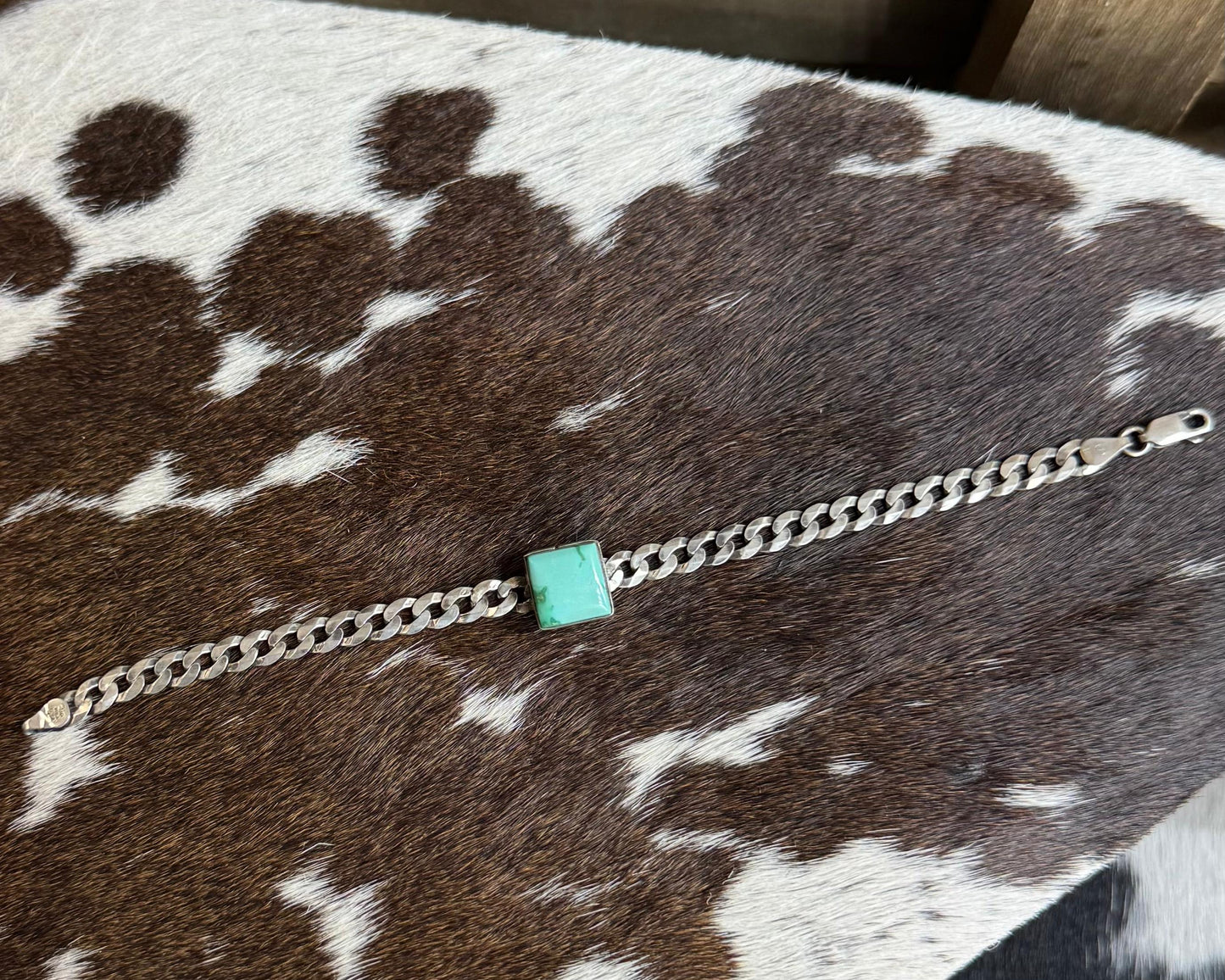 One Stone Square Chain Bracelet *Native