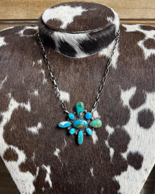 17" Sonoran Full Cluster Necklace*Native