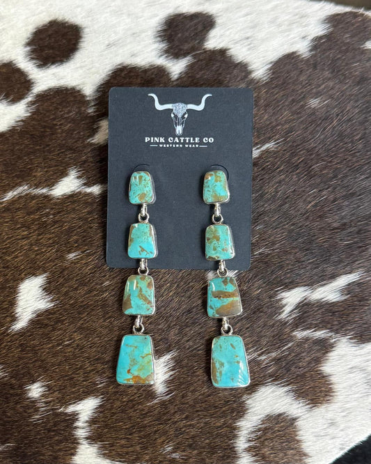 4 Stone Drop Earrings *Native