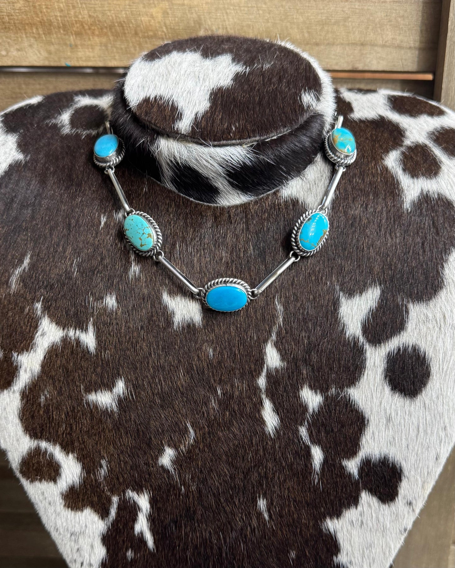 Turquoise 5 Stone Choker *Native
