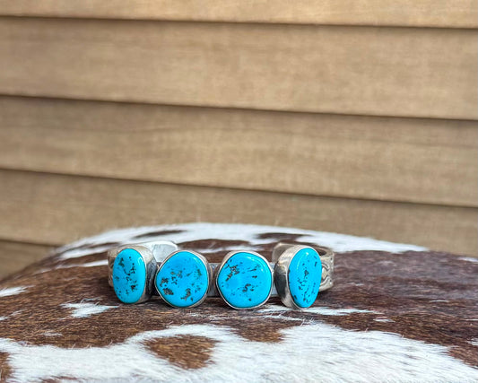 4 Stone Sleeping Beauty Cuff *Native