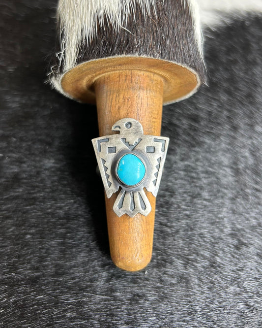 Thunderbird Turquoise Ring *Native
