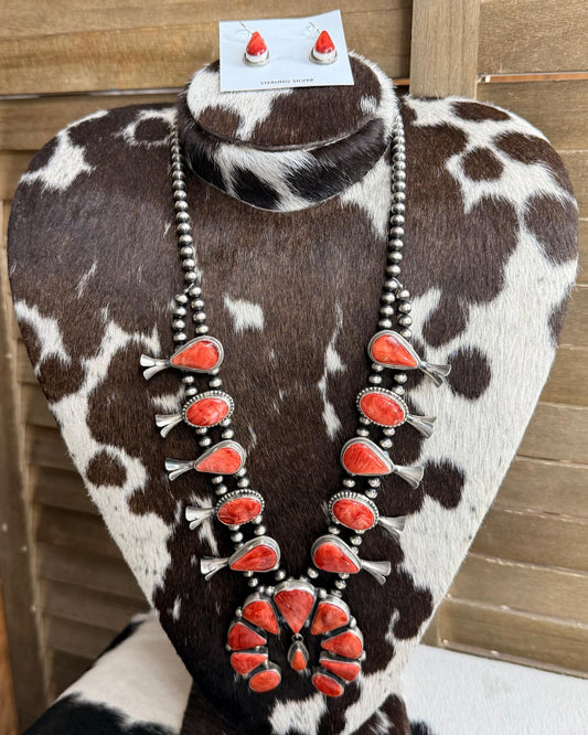 Kathleen L. Red Spiny Squash Blossom *Native