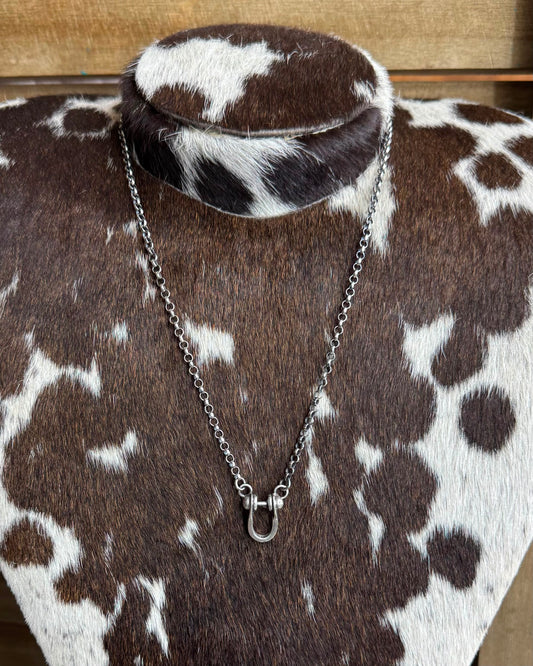 Sterling Shackle Necklace *Native