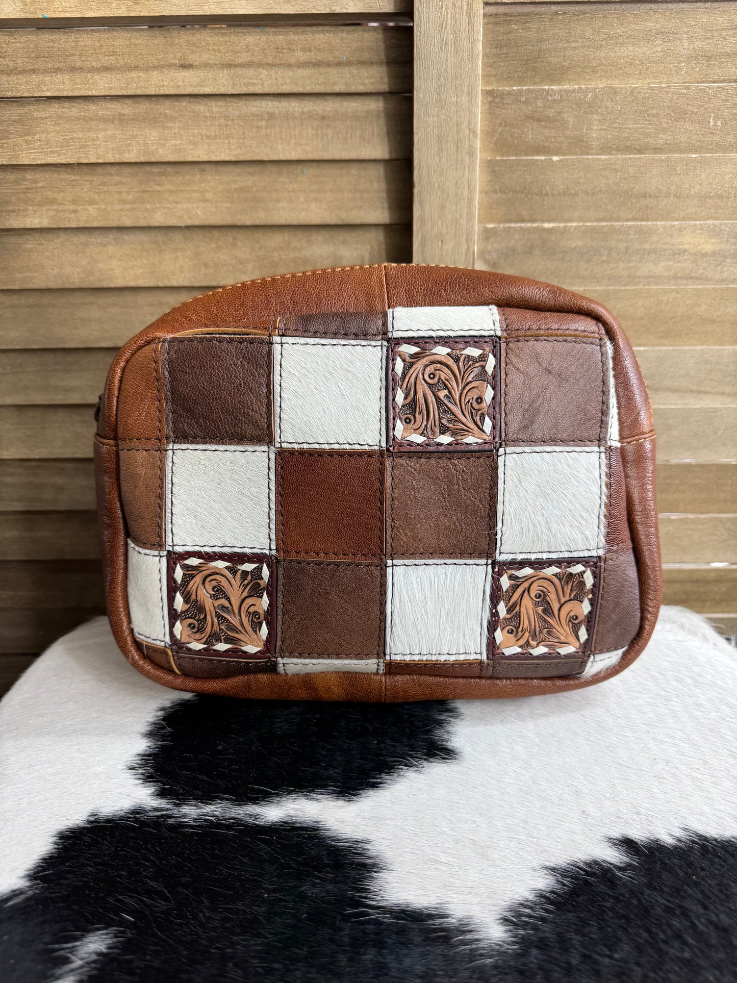 Checkered Camera Bag
