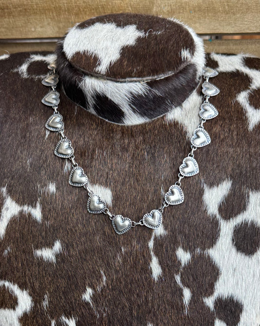 Sterling Heart Choker *Native