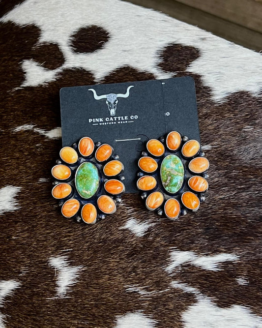 Spiny Sonoran Full Cluster Earrings *Native