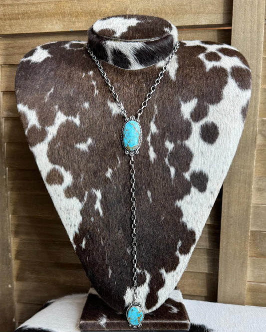 #8 2 Stone Lariat *Native